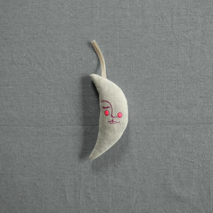 Pink Moon Man - Cotton & Lavender Filled Ornament