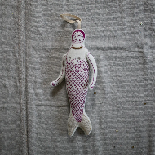 Mer Person - Cotton & Lavender Filled Ornament