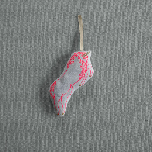 Magical Unicorn - Cotton & Lavender Filled Ornament