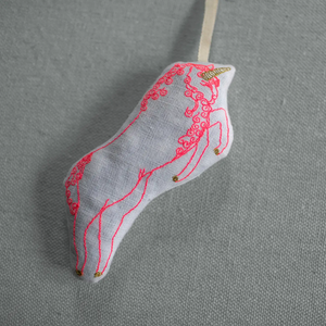 Magical Unicorn - Cotton & Lavender Filled Ornament