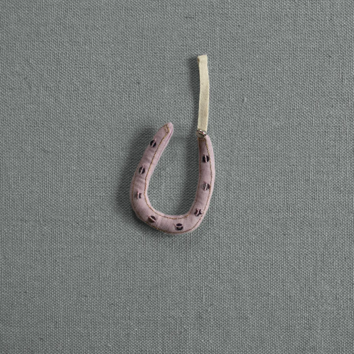 Lucky Horseshoe - Cotton & Lavender Filled Ornament