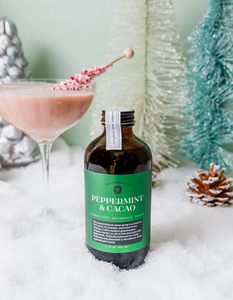 Peppermint & Cacao Cocktail Syrup