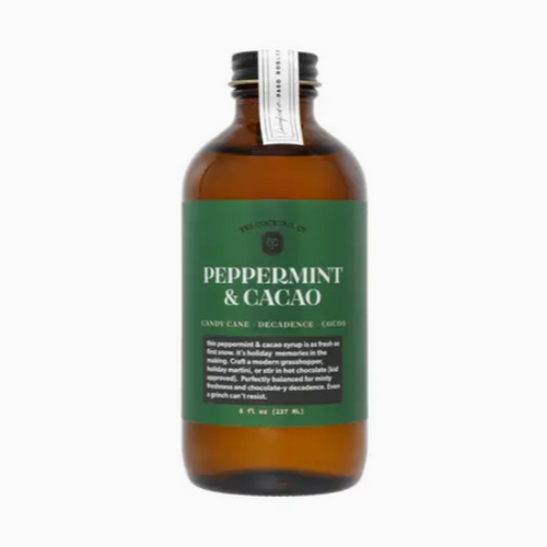 Peppermint & Cacao Cocktail Syrup