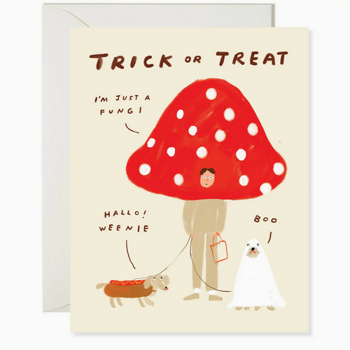 Fungi Halloweenie card