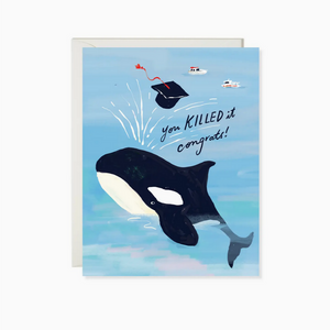 Killer Whale Grad card