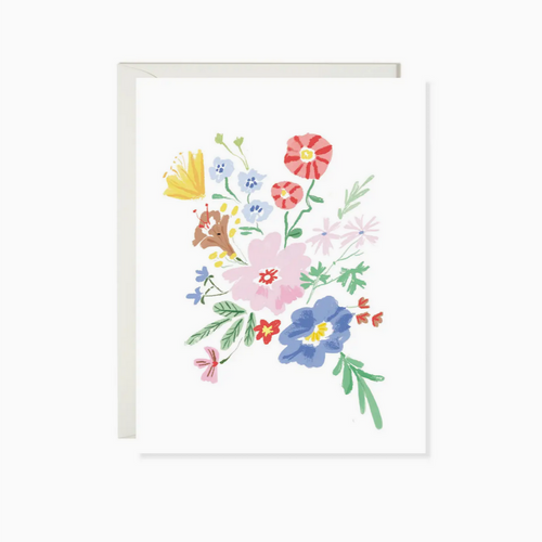 Pastel Florals card