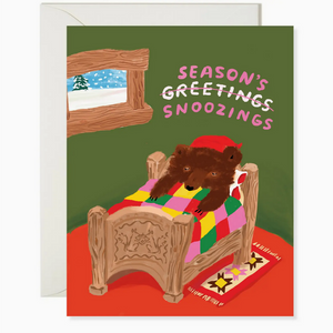 Season's Snoozings card