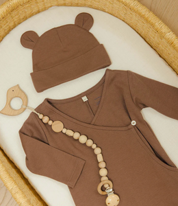 Baby Bear Beanie - Cinnamon