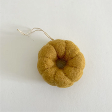 Load image into Gallery viewer, Cruller Donut Felt Ornament