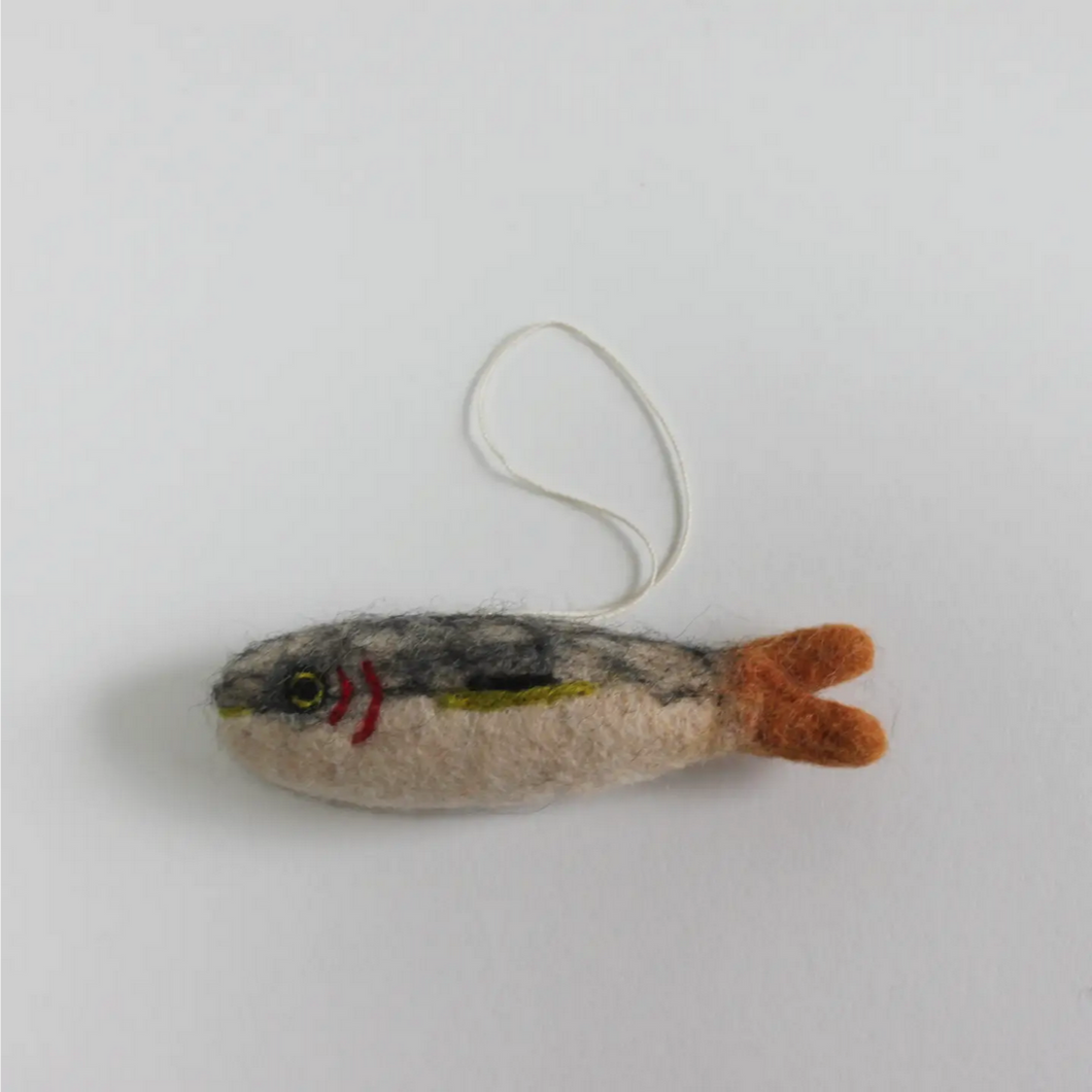 Sardine Felt Ornament