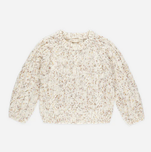 Cable Knit - Natural Speckle