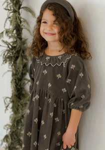 Freya Dress - Forest Floral