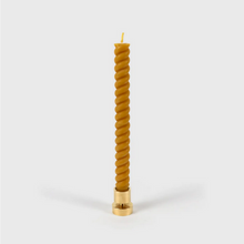 Load image into Gallery viewer, Spiral Beeswax Candles 2 Pack - Natural