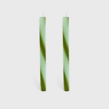 Load image into Gallery viewer, Rope Candles 2 Pack - Green