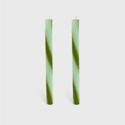 Rope Candles 2 Pack - Green