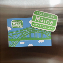 Load image into Gallery viewer, Maine Vacationland Sign Magnet