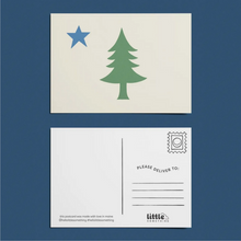 Load image into Gallery viewer, Maine 1901 Bicentennial Flag Postcard