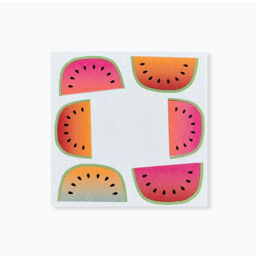 Watermelon Square Mini Notes