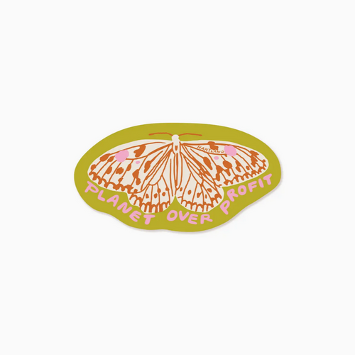 Planet Over Profit Sticker