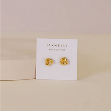 Load image into Gallery viewer, Petite Gold Knot Studs