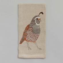 Load image into Gallery viewer, Quail Tea Towel