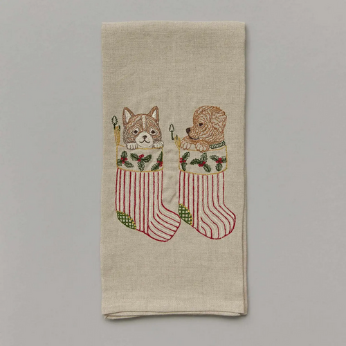 Stockings Tea Towel