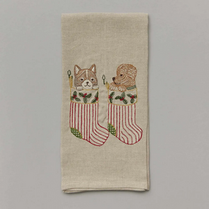 Stockings Tea Towel