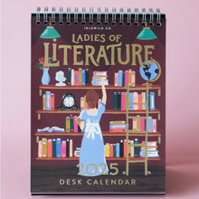 Load image into Gallery viewer, Ladies of Literature 2025 Desk Calendar