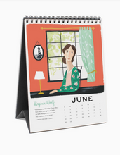 Load image into Gallery viewer, Ladies of Literature 2025 Desk Calendar