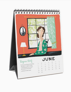 Ladies of Literature 2025 Desk Calendar