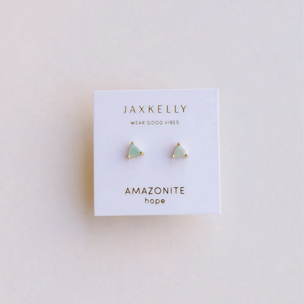 Amazonite Mini Energy Studs