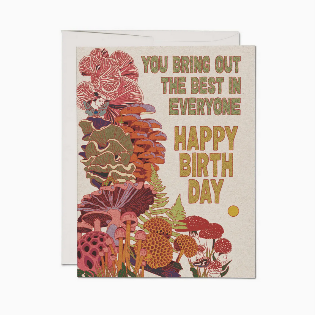 Fungi Birthday card