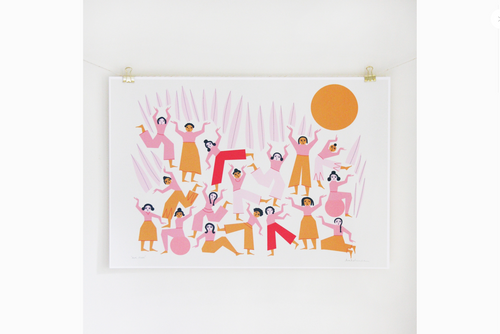 We Rise Art Print