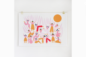 We Rise Art Print