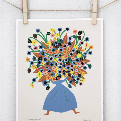 A Few Flowers Art Print