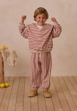 Load image into Gallery viewer, Relaxed Jogger - Poppy Stripe
