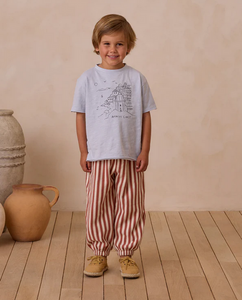 Relaxed Jogger - Poppy Stripe