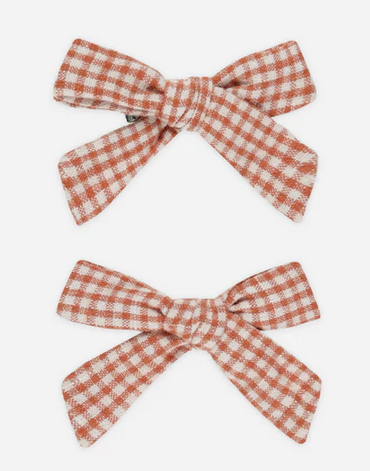 Poppy Gigham Bows