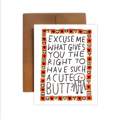 Cute Butt card