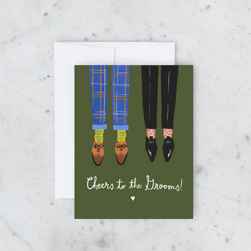 Groom and Groom card