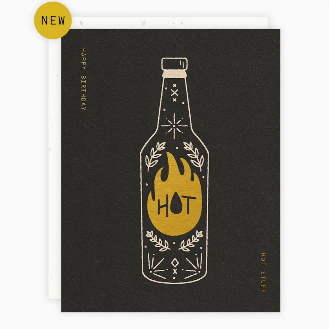 Hot Stuff Birthday card