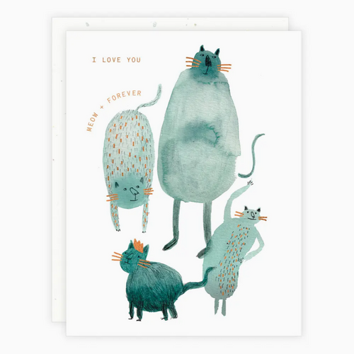 Meow and Forever card