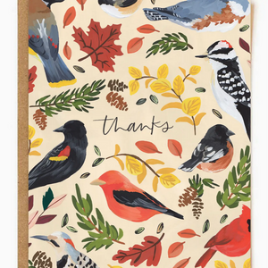 Bird Thank You card