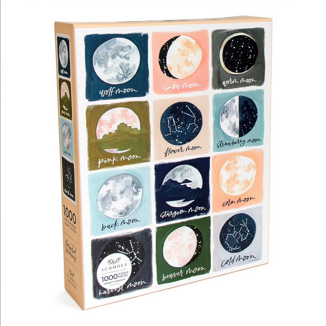 Painted Moons 1000 Piece Puzzle