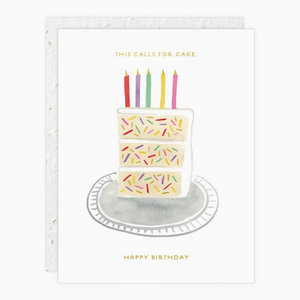 Birthday Slice card