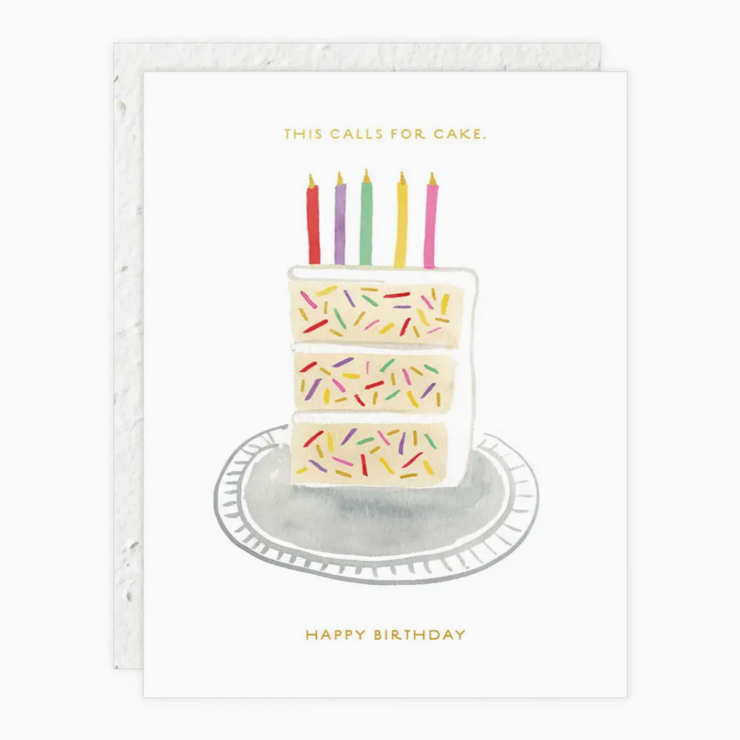 Birthday Slice card