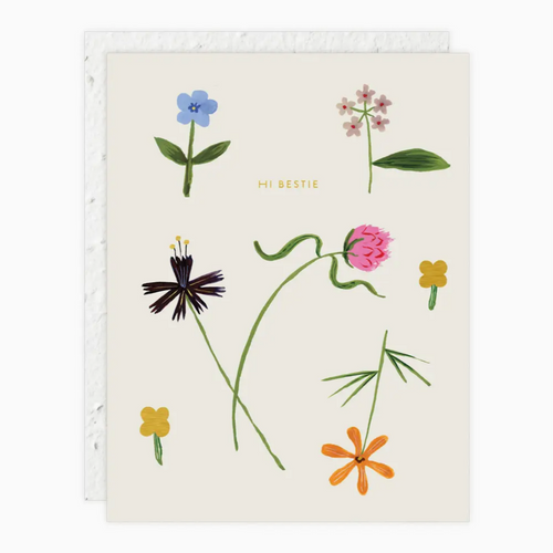 Quirky Petals card