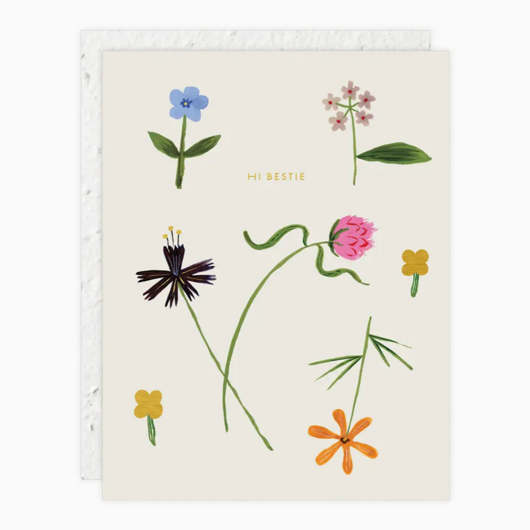 Quirky Petals card