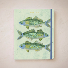 Load image into Gallery viewer, Three Fish Seedlings Sewn Trio Notebook Set