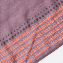 Load image into Gallery viewer, Kinazi Eggplant Block Printed Scarf